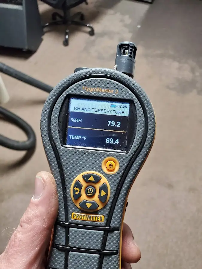Moisture meter humidity assessment for Fire & Smoke Damage Restoration in San Leon